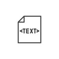 Meta Description line icon