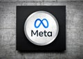 Meta Platforms logotype Royalty Free Stock Photo