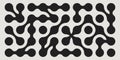 Metaball pattern isolated on background