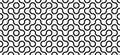 Metaball seamless pattern. Organic blobs, fluid drops or molecules isolated on white background.