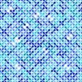 Metaballs in blue colors. Seamless pattern abstract background. Simple geometric shapes