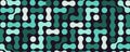 Metaballs shapes abstract geometric background