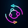 Metabolism, symbiosis nolan icon. Simple thin line, outline vector of bioengineering icons for ui and ux, website or mobile