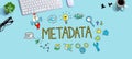 Metadata with a computer keyboard