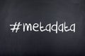 Metadata Hashtags Royalty Free Stock Photo