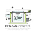 Metadata Selection of Keywords or the Content, Isolated Modern