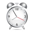 Metal alarm clock Royalty Free Stock Photo