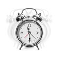 Metal alarm clock Royalty Free Stock Photo