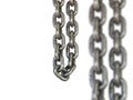 metal alloy steel chains for industrial use, very strong Royalty Free Stock Photo