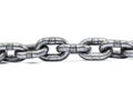 metal alloy steel chains for industrial use, very strong Royalty Free Stock Photo