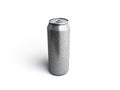 Metal Aluminum Beverage Drink Can 3d render on white