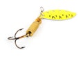 Metal angling bait Royalty Free Stock Photo