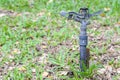 Metal automatic water sprinkler