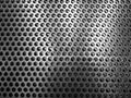 Metal background with mesh texture. Abstract metallic pattern wallpaper Royalty Free Stock Photo