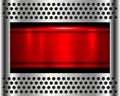 Metal background red