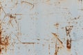 Metal background with rust. Rust stains. Corroded spots on the m Royalty Free Stock Photo