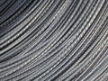 Metal Background - Steel wire cable Stock Photos Royalty Free Stock Photo