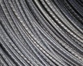 Metal Background - Steel wire cable Stock Photos Royalty Free Stock Photo