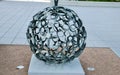 Metal Ball Artwork Downtown Dallas, TX Royalty Free Stock Photo