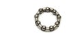 Metal Ball bearing on white background Royalty Free Stock Photo