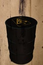 Metal barrel of fuel and lubricants