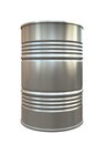 Metal barrel isolated Royalty Free Stock Photo