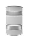 Metal barrel isolated Royalty Free Stock Photo