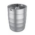 Metal Beer Keg Isolated Royalty Free Stock Photo