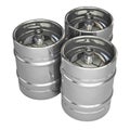 Metal beer kegs Royalty Free Stock Photo