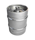 Metal beer kegs Royalty Free Stock Photo