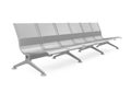 Metal Bench Isolated Royalty Free Stock Photo