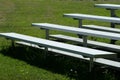 Metal Bleachers in the Park