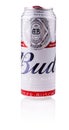 Metal bottle of Budweiser Beer