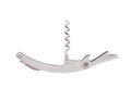 Metal bottle-screw corkscrew isolated Royalty Free Stock Photo