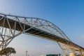 A Metal Bowstring Bridge on the Texas Coast.