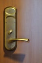 Metal Brass Door Knob Royalty Free Stock Photo