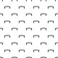 Metal bridge pattern vector seamless Royalty Free Stock Photo