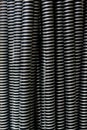 Metal cable pipe for machne Royalty Free Stock Photo