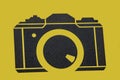 Metal Camera Sign Royalty Free Stock Photo