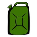 Metal canister icon cartoon Royalty Free Stock Photo