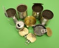 Metal cans for recycling