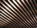 Metal ceiling bar background Royalty Free Stock Photo