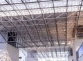 Metal ceiling construction Royalty Free Stock Photo