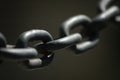 metal chain close up Royalty Free Stock Photo