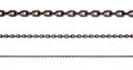 Metal chain isolated