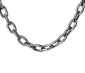 Metal chain isolated Royalty Free Stock Photo