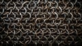 Metal chain links background. Close-up Royalty Free Stock Photo