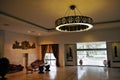 Metal Chandelier with Templars Cross, Hotel Lobby Reception Desk, Religion and History