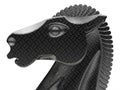 Metal chess horse figure Royalty Free Stock Photo