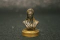 METAL CHESS PIECE - THE WOMAN 1 Royalty Free Stock Photo